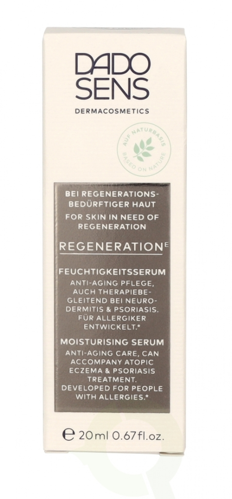 Dado Sens Regenerating Moisturising Serum 20 ml
