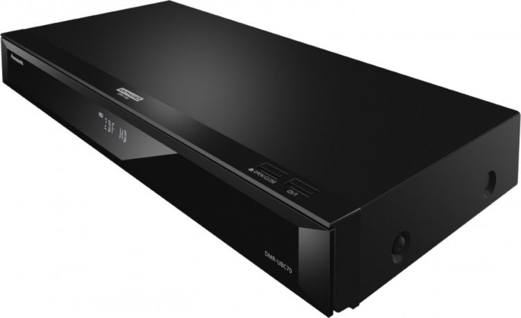 Panasonic DMR-UBC70EGK 4K UHD Blu-ray-spiller med oppskalering og 500 GB HD-digitalbox, svart