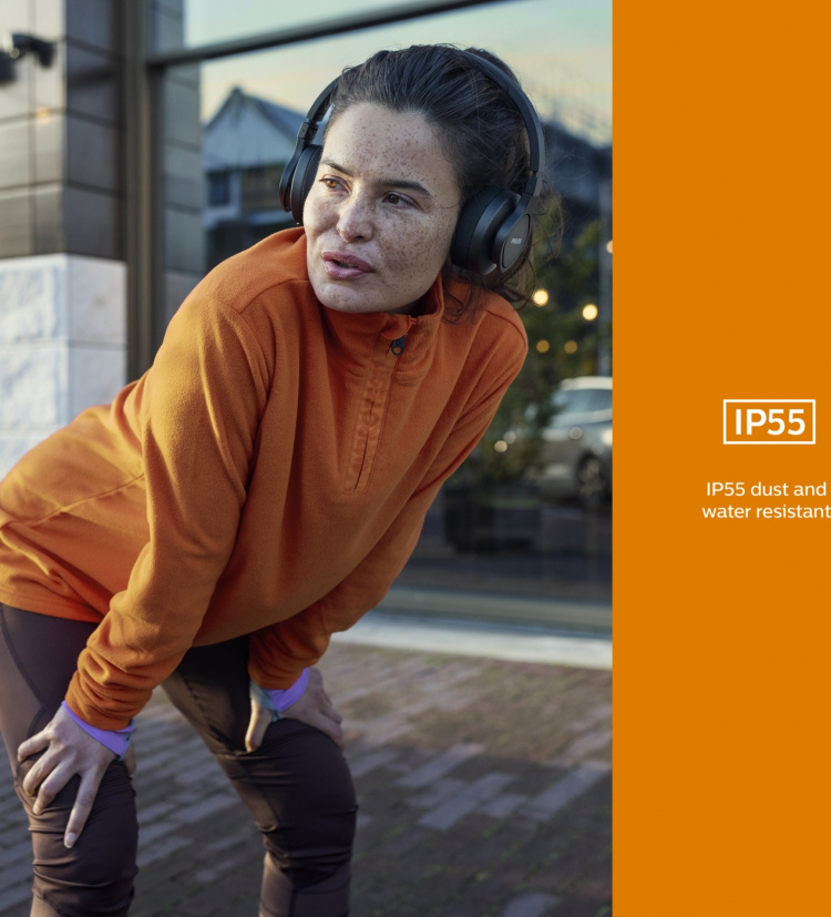 Philips A4216 -Trådløse sportshodetelefoner, svart