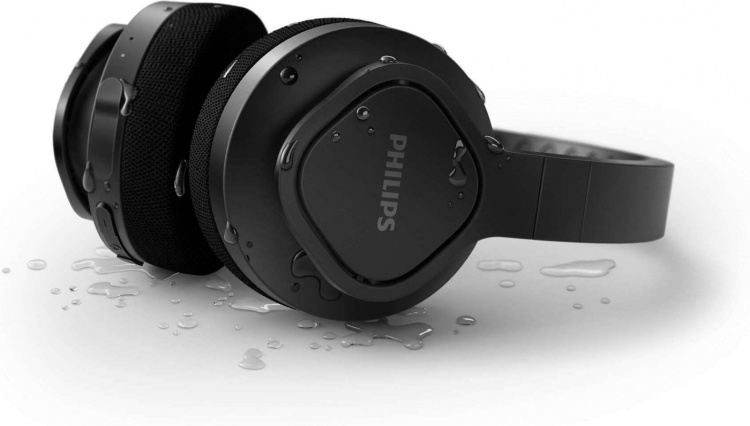 Philips A4216 -Trådløse sportshodetelefoner, svart