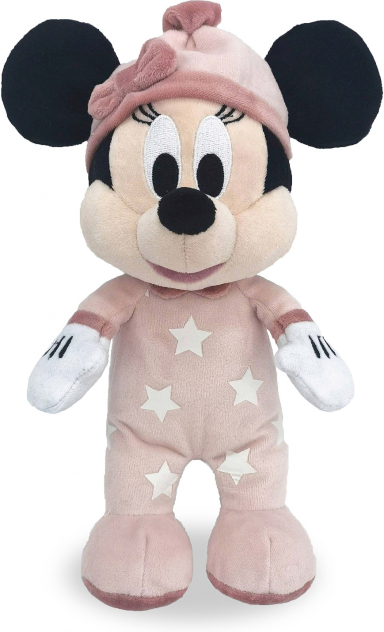 Disney Sleep Well Minnie Mouse - lyser i mørket, 25 cm