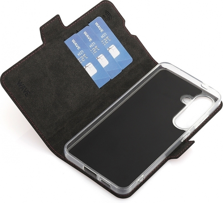 Wave BookCase, Samsung Galaxy S24, Smoky Sangria