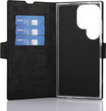 Wave Etui til mobiltelefon, Samsung Galaxy S24 Ultra, svart