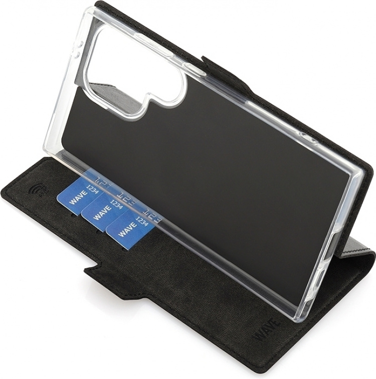 Wave Etui til mobiltelefon, Samsung Galaxy S24 Ultra, svart