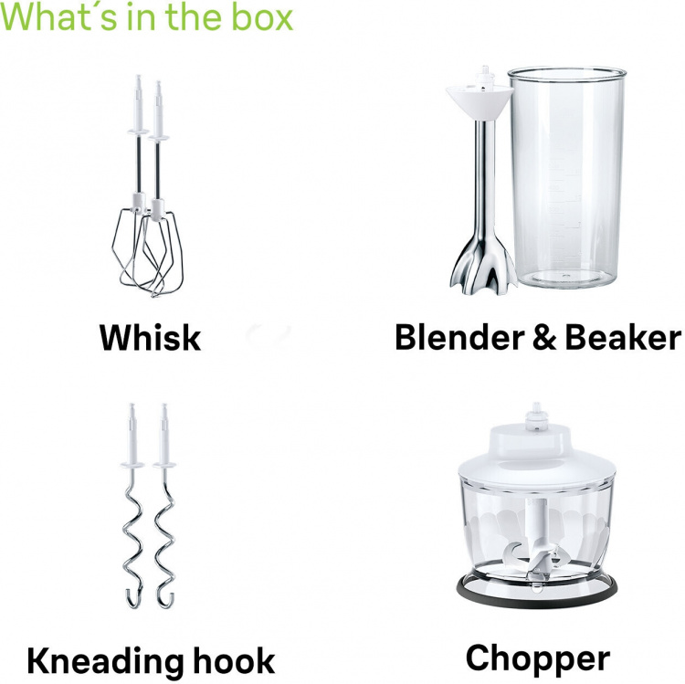 Braun HM5137WH MultiMix 5 elektrisk visp