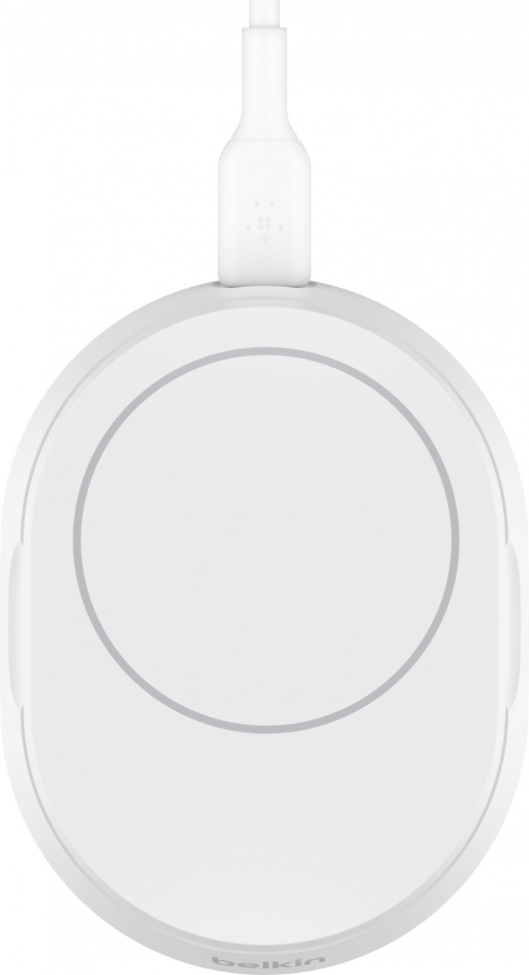 Belkin BoostCharge Pro sammenleggbar Qi2-ladeplate, hvit Belkin BoostCharge Pro sammenleggbar Qi2-ladeplate, hvit