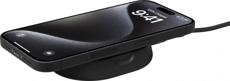 Belkin BoostCharge Pro sammenleggbar Qi2-ladestasjon, svart Belkin BoostCharge Pro sammenleggbar Qi2-ladestasjon, svart