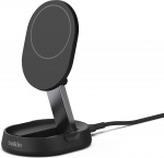 Belkin BoostCharge Pro sammenleggbar Qi2-ladestasjon, svart Belkin BoostCharge Pro sammenleggbar Qi2-ladestasjon, svart