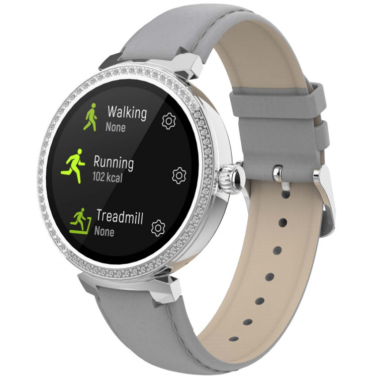 Denver SWC-342GR Bluetooth SmartWatch med puls- og oksygenmåler