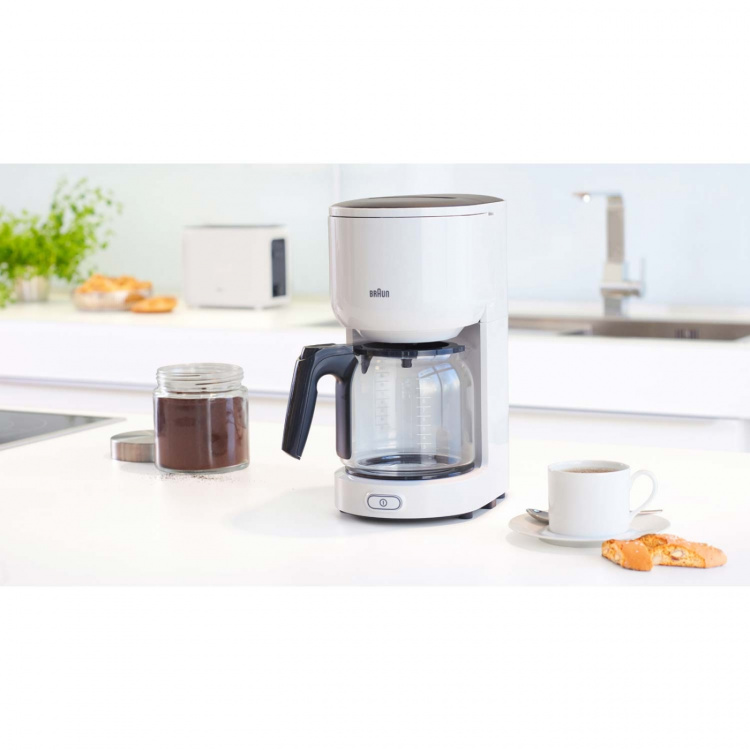 Braun Kaffetrakter KF3100WH PurEase 10Cup 1000W