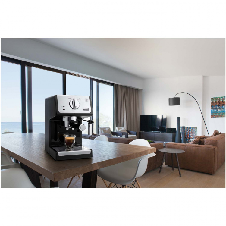 Delonghi Espressomaskin Manual ECP33.21.BK Active Line inkl. melkeskummer