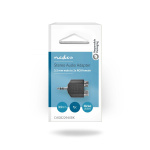 Nedis Stereo Audio Adapter | 3.5 mm Han | 2x RCA Hun | Nikkel belagt | Rett | ABS | Sort | 1 stk. | Boks Nedis Stereo Audio Adapter | 3.5 mm Han | 2x RCA Hun | Nikkel belagt | Rett | ABS | Sort | 1 stk. | Boks