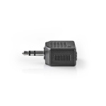 Nedis Stereo Audio Adapter | 3.5 mm Han | 2 stk. 3.5 mm, hunn | Nikkel belagt | Rett | ABS | Sort | 1 stk. | Boks Nedis Stereo Audio Adapter | 3.5 mm Han | 2 stk. 3.5 mm, hunn | Nikkel belagt | Rett | ABS | Sort | 1 stk. | Boks