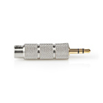 Nedis Stereo Audio Adapter | 3.5 mm Han | 6.35 mm Hun | Gull belagt | Rett | Metall | Gull / Metall | 1 stk. | Deksel Vindusboks