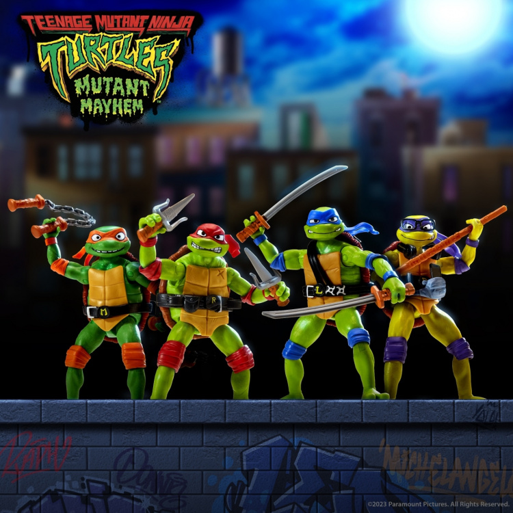 Teenage Mutant Ninja Turtles: Mutant Mayhem Michelangelo-figur Teenage Mutant Ninja Turtles: Mutant Mayhem Michelangelo-figur