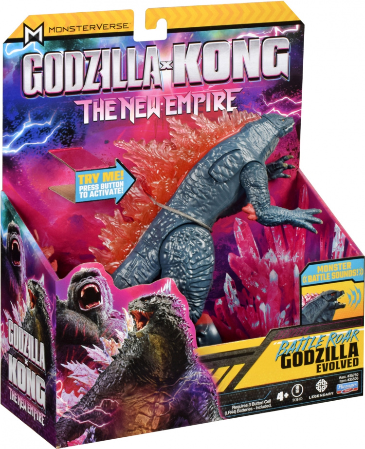 Godzilla x Kong: The New Empire Deluxe Battle Roar Godzilla Evolved-figur, 17,5 cm