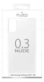 Puro Samsung Galaxy S21+, Pathfinder-deksel, gjennomsiktig Puro Samsung Galaxy S21+, Pathfinder-deksel, gjennomsiktig