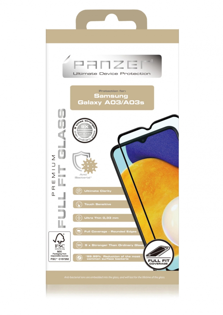 Panzer Samsung Galaxy A03/A03s Full-fit Glass Svart Panzer Samsung Galaxy A03/A03s Full-fit Glass Svart
