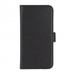 Essentials iPhone 14 Pro Max PU-vegg, avtakbar, 3 kort, svart