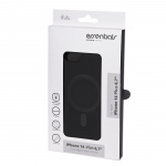 Essentials iPhone 14 Plus Mag-bakdeksel i silikon, svart