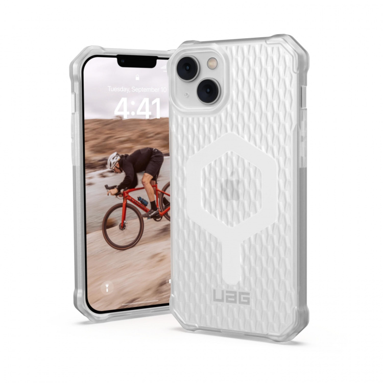 Urban Armor Gear iPhone 14 Plus Essential Armor Magsafe, Fro Ice