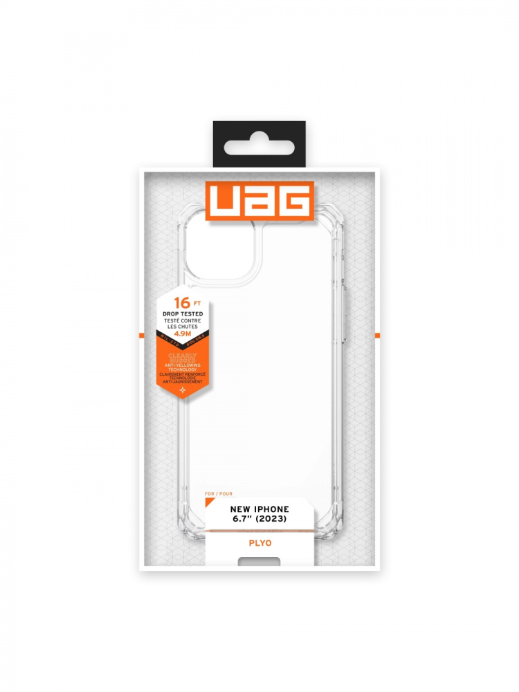 Urban Armor Gear iPhone 15 Plus Plyo - Ice