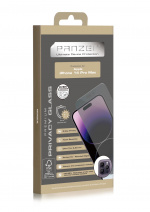 Panzer iPhone 14 Pro Max 2-veis fullpasset personvernglass Panzer iPhone 14 Pro Max 2-veis fullpasset personvernglass
