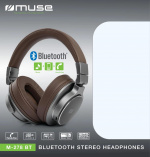 Muse M-278 BT hodetelefoner Over-ear BT Alu brun