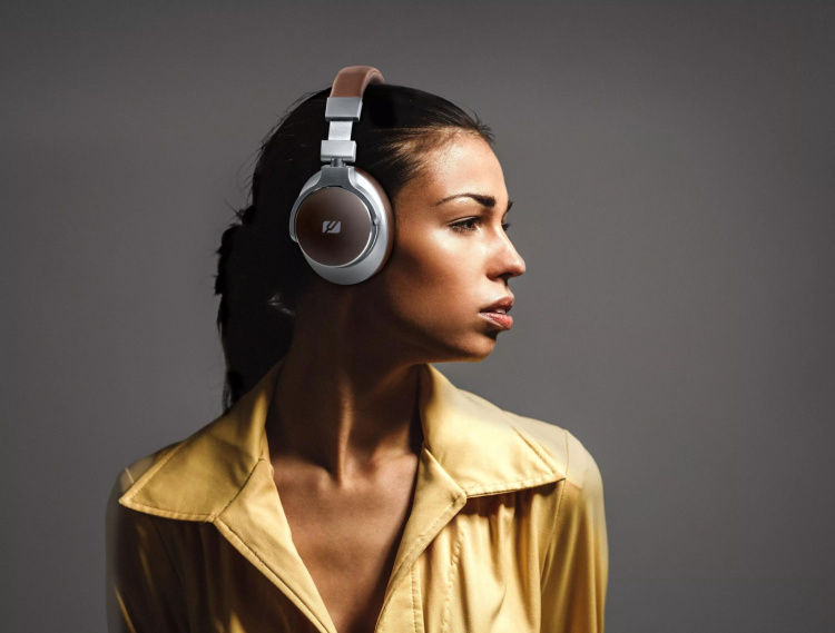 Muse M-278 BT hodetelefoner Over-ear BT Alu brun