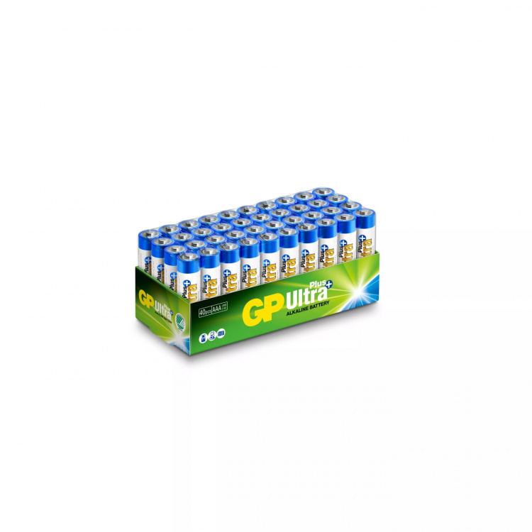 GP Ultra Plus Alkaline AAA 40-pakning (S)