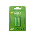 GP ReCyko NiMH 2100mAh AA 2-pakning (PB)