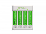 GP ReCyko standardlader m/4xAAA 850mAh (PB)