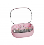 Streetz T150 TWS-øretelefoner, gjennomsiktig rosa Streetz T150 TWS-øretelefoner, gjennomsiktig rosa