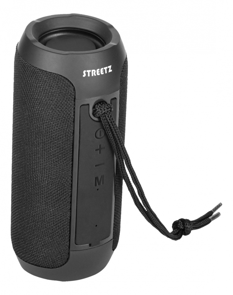 Streetz S250 Bluetooth-høyttaler 2x5W, AUX, micro SD-spor, svart Streetz S250 Bluetooth-høyttaler 2x5W, AUX, micro SD-spor, svart