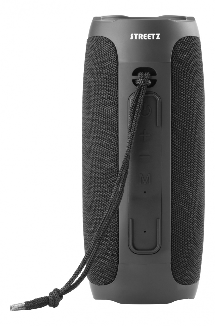 Streetz S350 Bluetooth-høyttaler 2x10W, AUX, micro SD-spor, svart