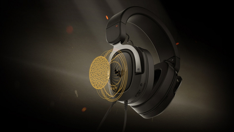 Asus TUF Gaming H3 gaminghodesett, farge svart Asus TUF Gaming H3 gaminghodesett, farge svart