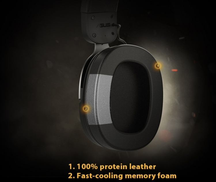 Asus TUF Gaming H3 gaminghodesett, farge svart Asus TUF Gaming H3 gaminghodesett, farge svart