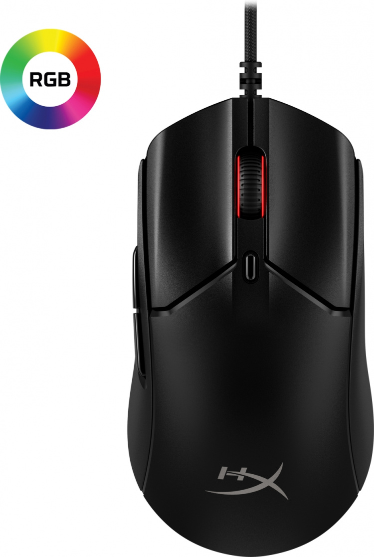 HyperX Pulsefire Haste 2 Gaming Mouse - spillmus, svart