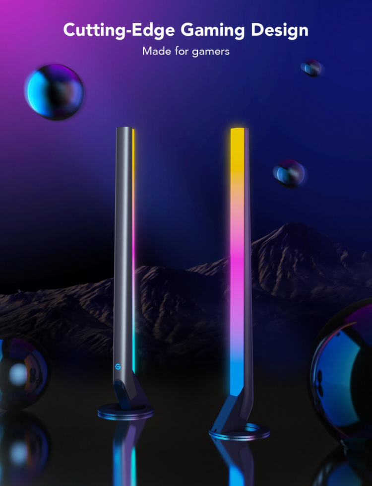 Govee DreamView G1 Pro Gaming Light Kit - lyssett for gaming, 2 stk