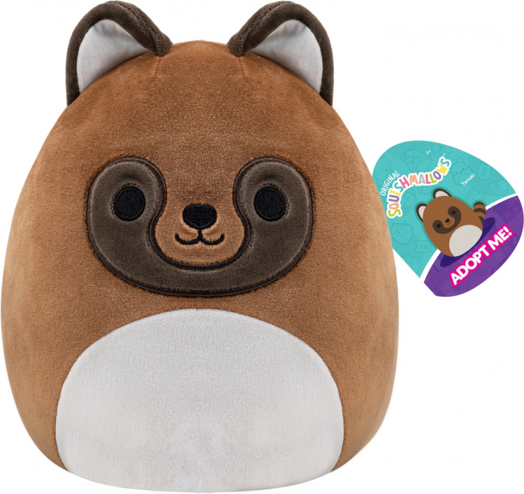 Adopt MeSquishmallows! Tanuki - mykt leketøy, 20 cm