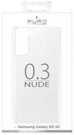 Puro Galaxy S21 0,3 Nude, gjennomsiktig