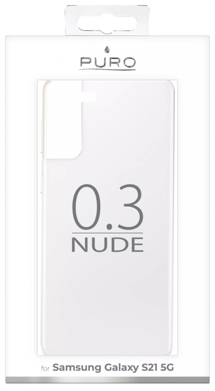 Puro Galaxy S21 0,3 Nude, gjennomsiktig