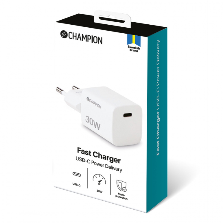 Champion Lader 30W PD Hvit