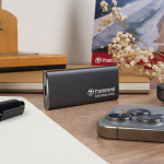 Transcend Bærbar SSD ESD256C USB-C 2 TB 10 Gbps (R1050/W950 Mb/s) i aluminium Transcend Bærbar SSD ESD256C USB-C 2 TB 10 Gbps (R1050/W950 Mb/s) i aluminium