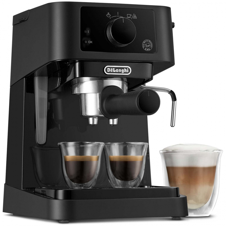 Delonghi Espressomaskin Manual EC235.BK Stilosa inkl. melkeskummer Delonghi Espressomaskin Manual EC235.BK Stilosa inkl. melkeskummer
