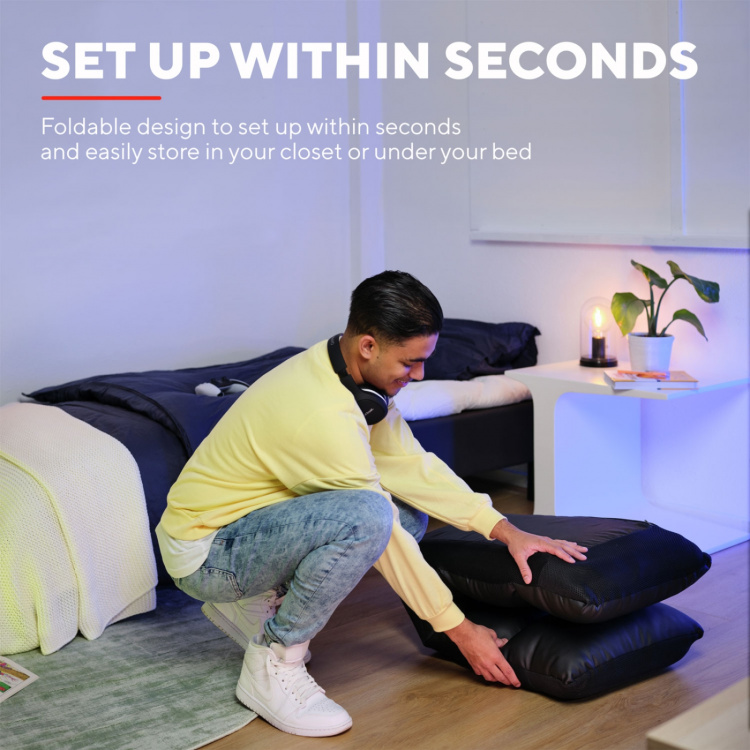 Trust GXT 718 Rayzee Gaming-gulvstol - svart