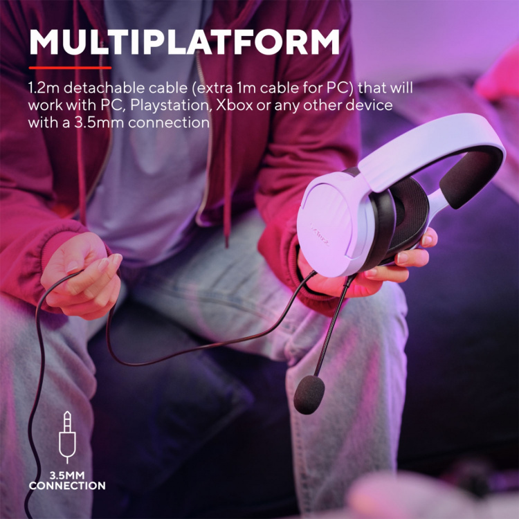 Trust GXT 489P Fayzo Gaming-hodesett Eco Purple