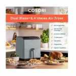 Cosori Dual Blaze CAF-P583S-AEUR Airfryer 1,7 kW lys grå
