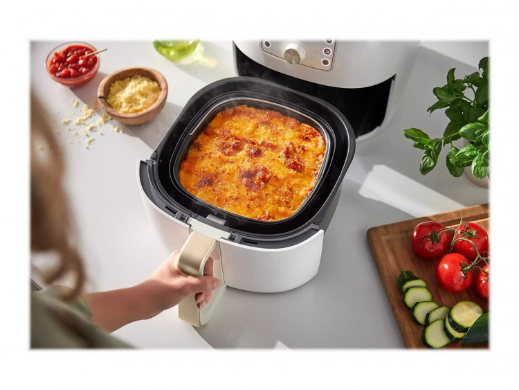 Philips Premium Collection HD9870 XXL Airfryer 2.225kW Airfryer hvit/perle