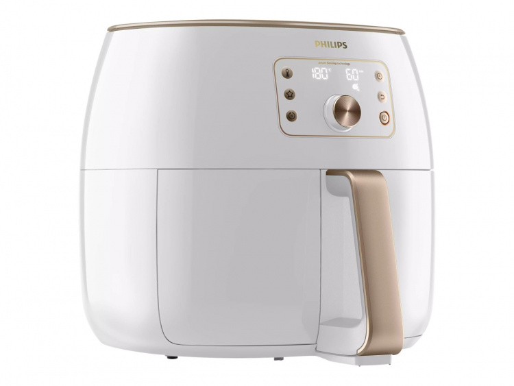 Philips Premium Collection HD9870 XXL Airfryer 2.225kW Airfryer hvit/perle